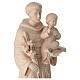 St Anthony statue in natural maple Val Gardena s4