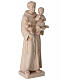 St Anthony statue in natural maple Val Gardena s5