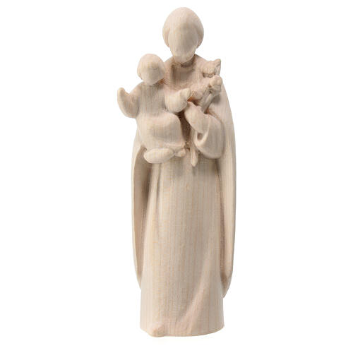 Saint Joseph of natural maple wood, Val Gardena 1