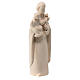 Saint Joseph of natural maple wood, Val Gardena s3