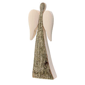Angel of natural pinewood, Val Gardena, 9 cm