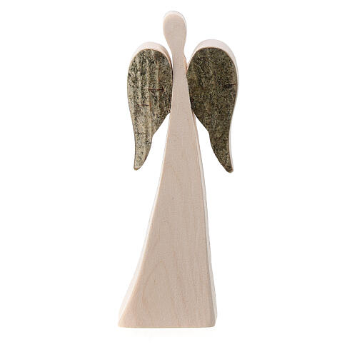 Angel of natural pinewood, Val Gardena, 9 cm 4