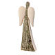 Angel of natural pinewood, Val Gardena, 9 cm s2