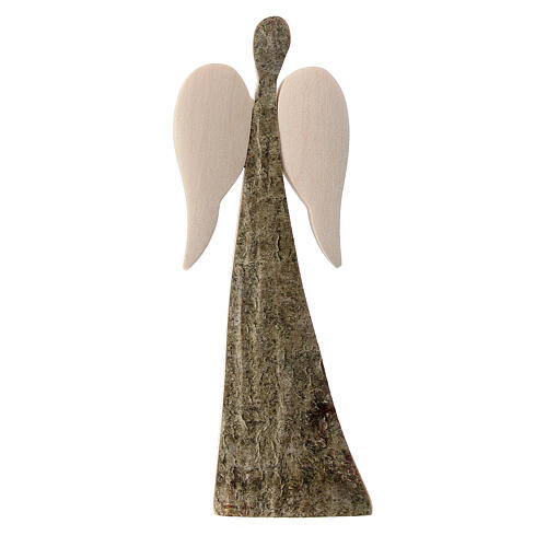 Guardian angel 9 cm in pine Val Gardena wood 1