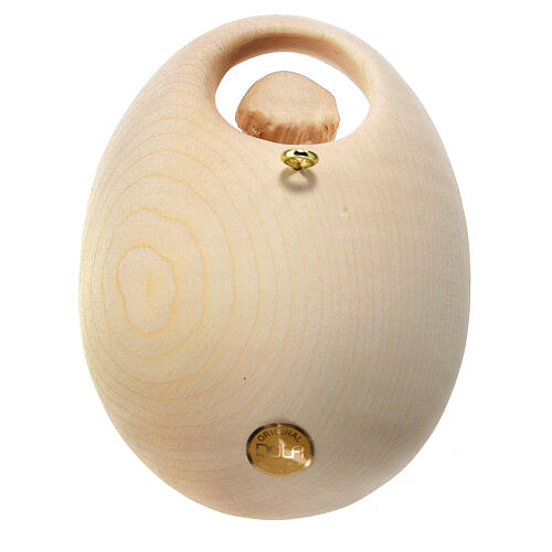 St Anthony relief statue in maple Val Gardena wood 4