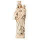 Our Lady of Mount Carmel of natural maple wood, Val Gardena s1