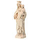 Lady of Mount Carmel statue natural maple Val Gardena s2