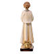 Angel of Peace statue painted Val Gardena wood s4