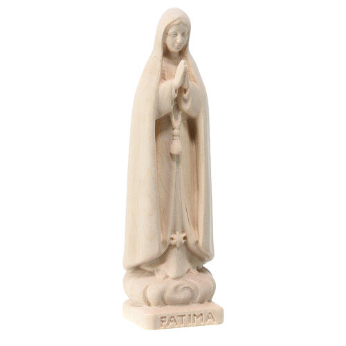 Notre-Dame de Fatima mains jointes bois d'érable Val Gardena 3