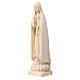 Our Lady of Fatima statue in natural maple Valgardena s2