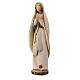 Modern Our Lady of Lourdes, Val Gardena painted maple wood s2