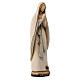 Modern Our Lady of Lourdes, Val Gardena painted maple wood s3