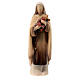 Modern Saint Teresa, Val Gardena painted maple wood s1