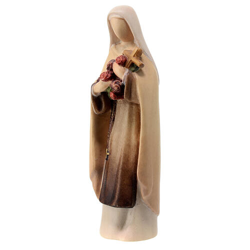 St Therese of Lisieux statue painted Valgardena maple modern 2