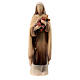 St Therese of Lisieux statue painted Valgardena maple modern s1