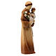 Heiliger Antonius mit dem Jesuskind, moderner Stil, Ahornholz, koloriert, Grödnertal s3