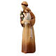 St Anthony with Child painted Val Gardena maple modern s2