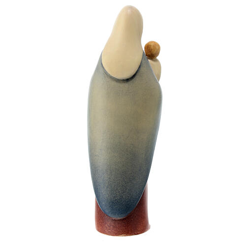 Virgin with Child, Val Gardena painted maple wood 4