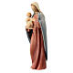 Mother Mary with Child painted Val Gardena maple s2