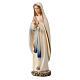 Madonna di Lourdes Valgardena acero dipinto s2