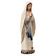 Madonna di Lourdes Valgardena acero dipinto s3