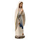 Our Lady of Lourdes statue in painted Valgardena maple s3