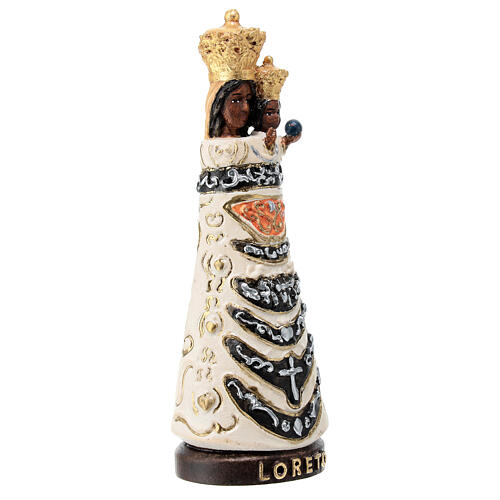 Our Lady of Loreto statue in painted Val Gardena maple 3