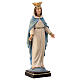 Miraculous Mary with crown in painted maple wood Val Gardena s3