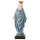 Miraculous Mary with crown in painted maple wood Val Gardena s4