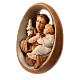 Saint Anthony high-relief, Val Gardena painted maple wood s2