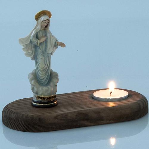 Virgen Medjugorje con vela 2