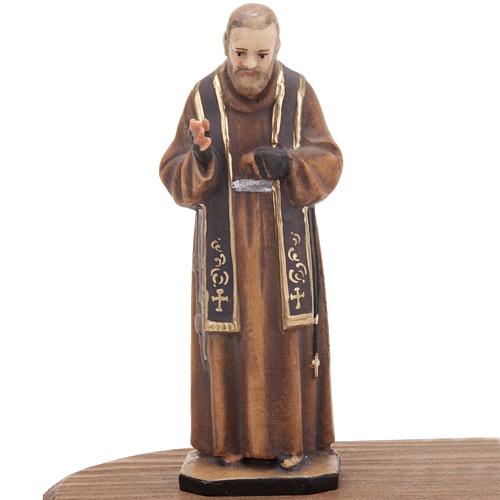 Statue Padre Pio mit Licht 3