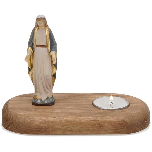 The Immaculate Virgin with votive candle 1