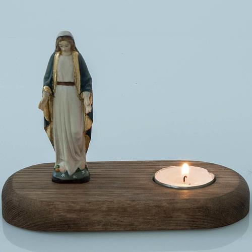 The Immaculate Virgin with votive candle 2