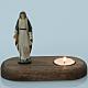 The Immaculate Virgin with votive candle s2