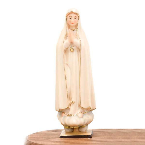 Virgen de Fátima con vela 2