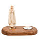 The Virgin of Fatima with votive candle s1