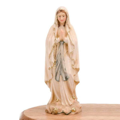 The Virgin of Lourdes with votive candle 2