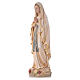 Vierge de Lourdes, staue en bois peinte s2