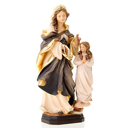 Sainte Anne et la Vierge Marie, statue bois 1