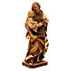 Saint Joseph avec l'enfant Jésus, statue bois s4