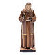 Statue Padre Pio aus Pietralcina Holz s1
