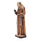 Statue Padre Pio aus Pietralcina Holz s2