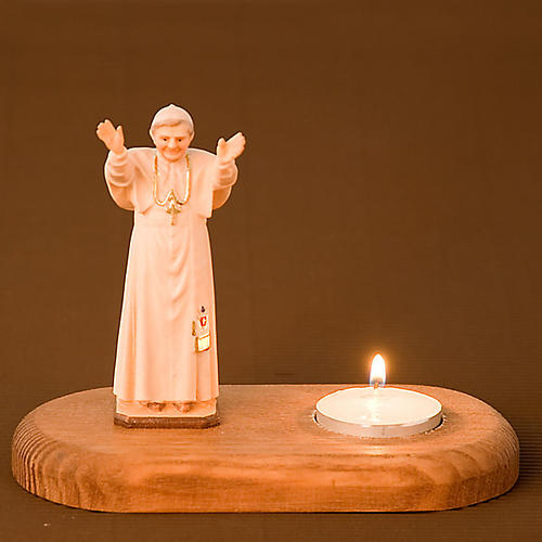 Statua Benedetto XVI su base 2