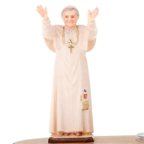Statua Benedetto XVI su base 3