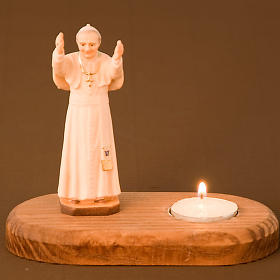 John Paul II on wooden base