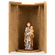 Statua bijoux Gesù e Santi con scatola nicchia s6