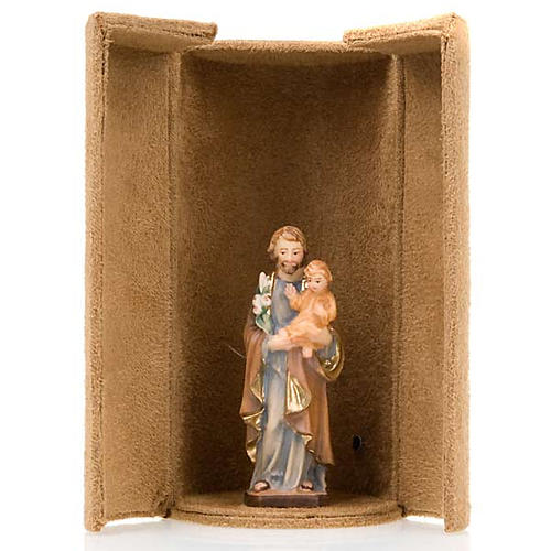 Imagem Jesus e Santos com caixinha nicho 6