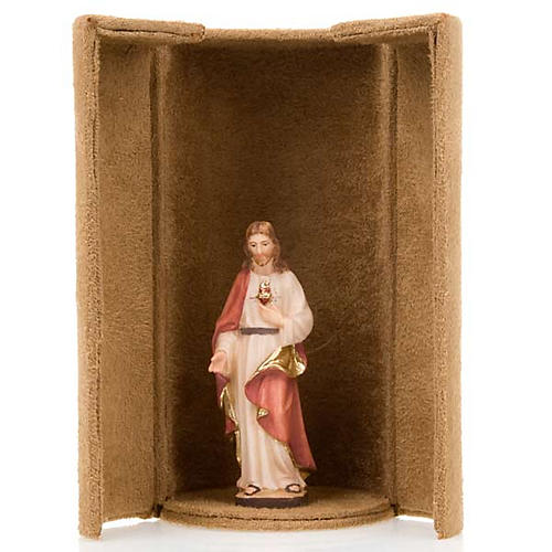 Jesus and saints bijoux statue with niche 3
