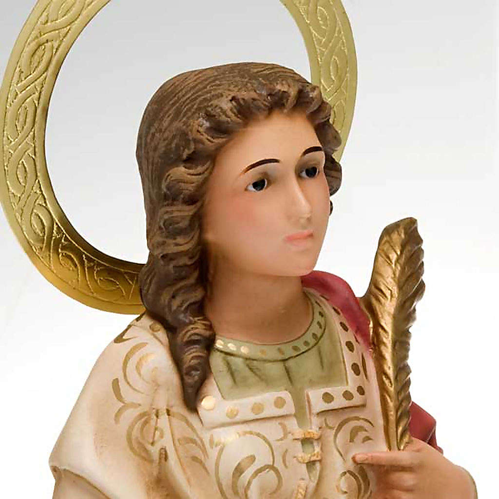 Saint Lucy wooden statue 40 cm | online sales on HOLYART.co.uk